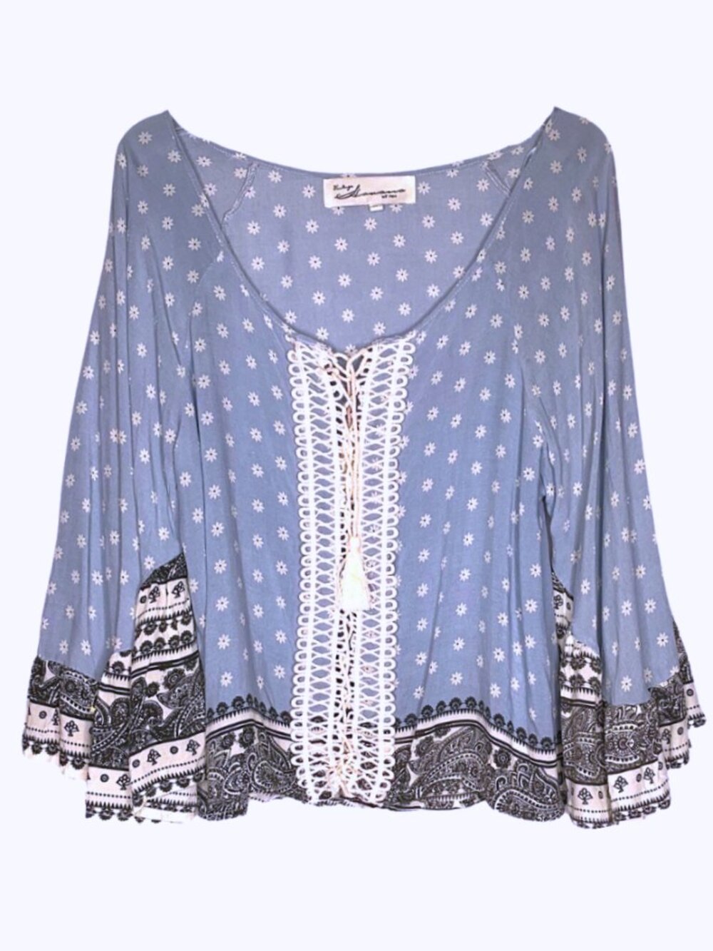 Vintage Havana Boho Long Sleep Top